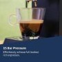 Refurbished Beko CaffeExperto Manual Espresso Coffee Machine with Steam Wand - Black