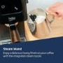 Refurbished Beko CaffeExperto Manual Espresso Coffee Machine with Steam Wand - Black