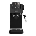 A1/CEP5302B Refurbished Beko CaffeExperto Manual Espresso Coffee Machine with Steam Wand - Black