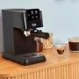 Refurbished Beko CaffeExperto Manual Espresso Coffee Machine with Steam Wand - Black