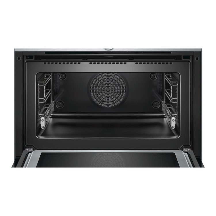 Refurbished Siemens CM678G4S6B iQ700 60cm Single Built In Electric Oven with Microwave