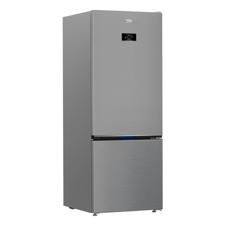 Refurbished Beko CNG5785VPS Freestanding 475 Litre 50/50 Frost Free Fridge Freezer Stainless Steel