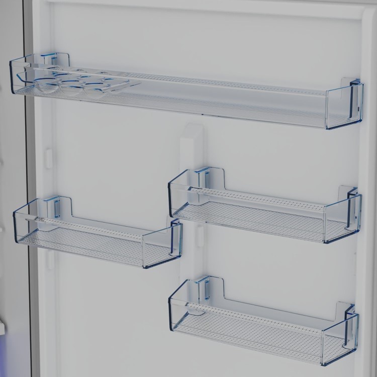 Refurbished Beko CNG5785VPS Freestanding 475 Litre 50/50 Frost Free Fridge Freezer Stainless Steel