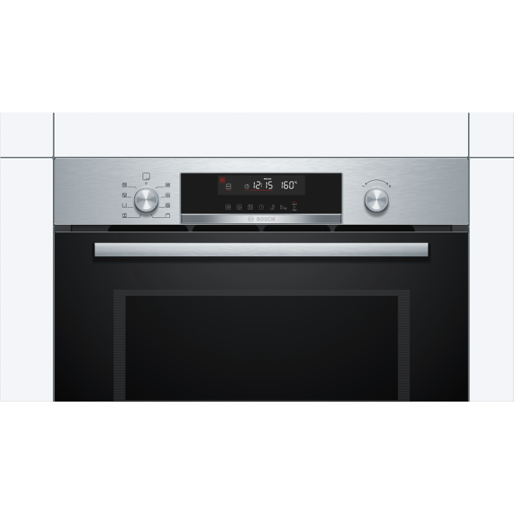 Bosch Series 6 36L Built-in Combination Microwave Oven with Steam Cooking - Stainless Steel