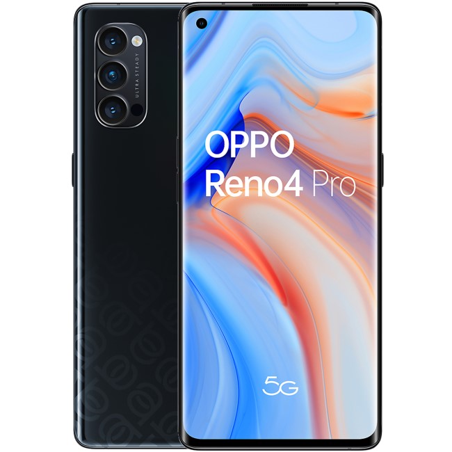 Refurbished OPPO Reno4 Pro 5G Black 6.5" 128GB 5G Unlocked & SIM Free Smartphone