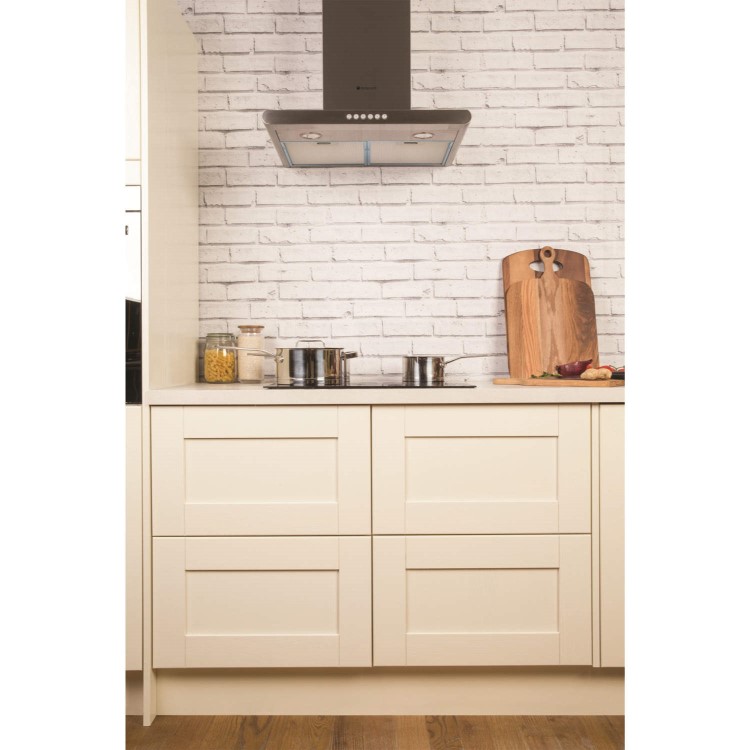 Refurbished Hotpoint CRA641DC Touch Control 60cm Ceramic Hob with Finished Glass Edge