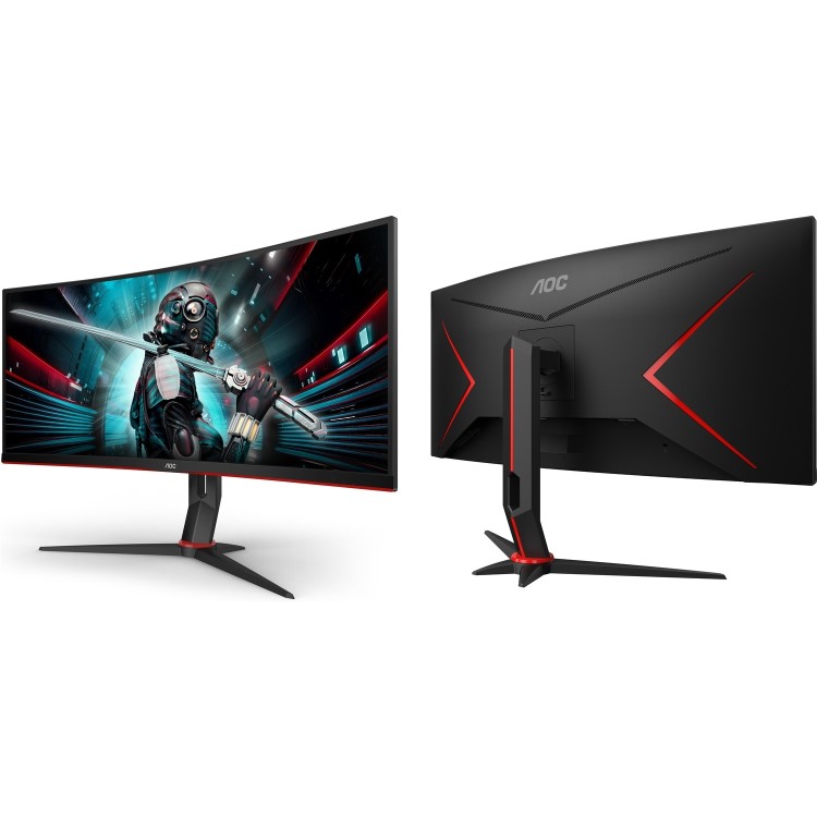 Refurbished AOC CU34G2X 34" VA UWQHD 144Hz 1ms Freesync Curved Gaming Monitor