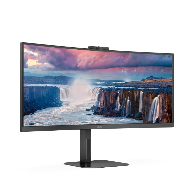 Refurbished AOC V5 CU34V5CW/BK 34" VA WLED 100Hz 1ms FreeSync Curved Monitor