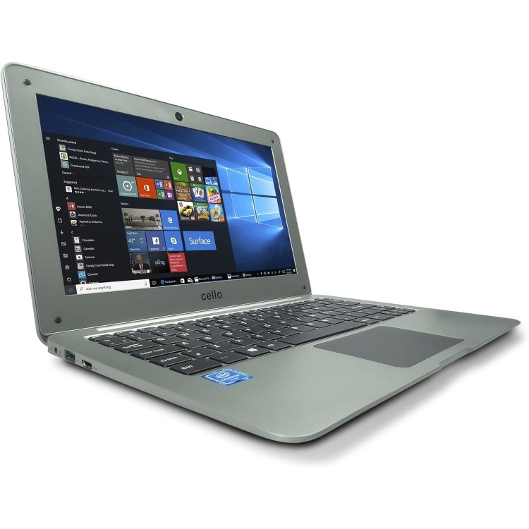 Refurbished Cello Intel Gemini Lake N4020 4GB RAM 64GB SSD 11 Inch Windows 10 Laptop