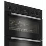 Refurbished Indesit Electric Built In Double Oven - Black