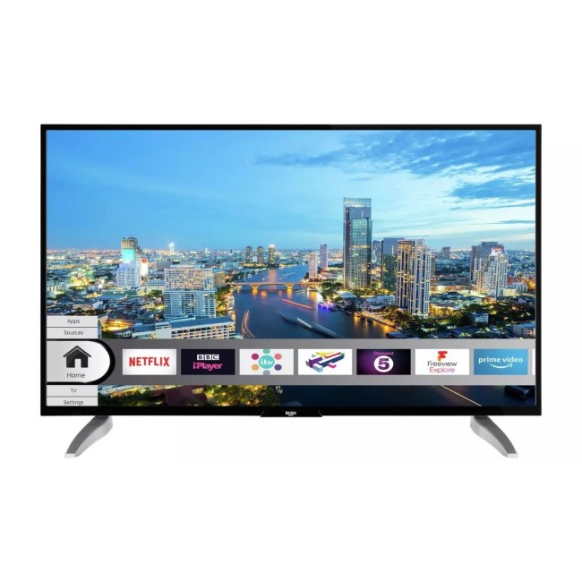 Refurbished Bush 49" 4K Ultra HD with HDR LED Freeview HD Smart TV without Stand