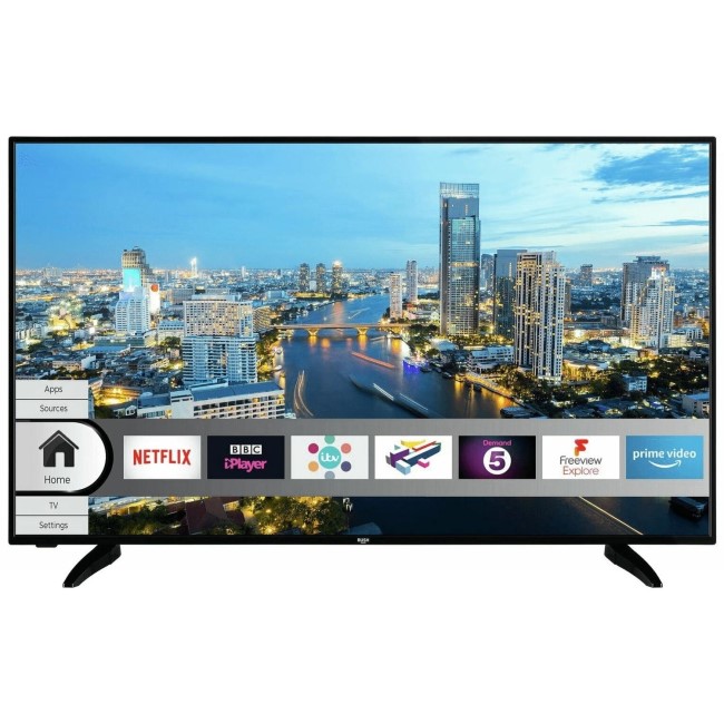 Refurbished Bush 55" 4K Ultra HD with HDR LED Freeview Play Smart TV without Stand
