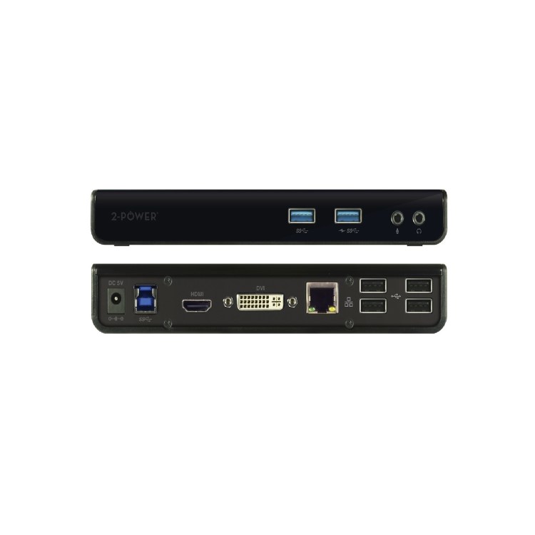Box Opened Ex Demo 2-Power USB 3.0 Dual Display Docking Station