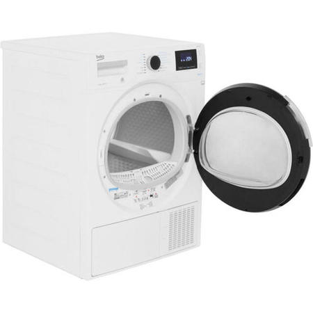 Refurbished Beko DPHR8PB561W Freestanding Heat Pump 8KG Tumble Dryer
