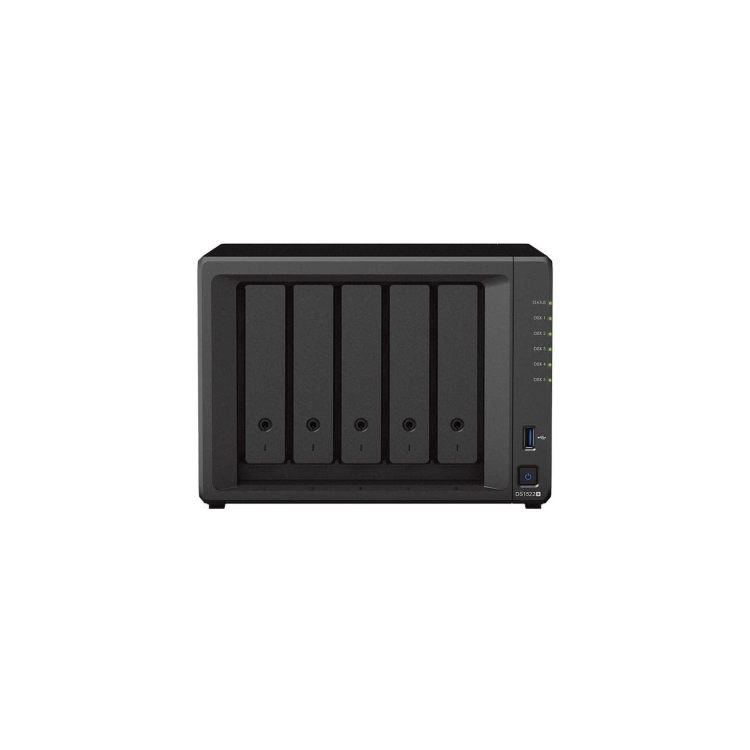 Refurbished Synology DS1522+ 5-Bay NAS Enclosure w/ 2 x M.2 NVMe Slots 8GB RAM