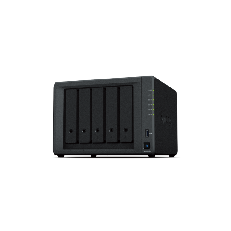 Refurbished Synology DS1522+ 5-Bay NAS Enclosure w/ 2 x M.2 NVMe Slots 8GB RAM