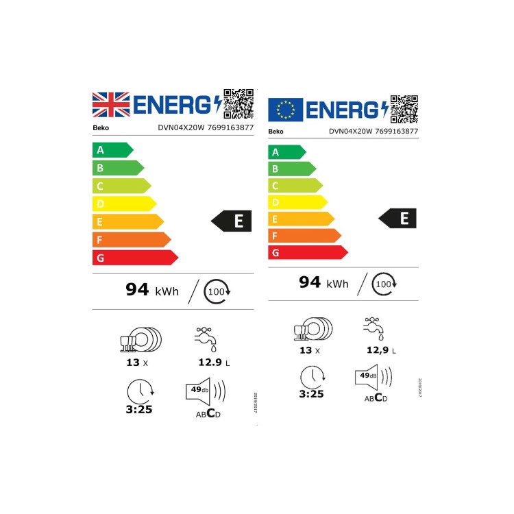 Beko Freestanding Dishwasher – Quick&Shine™, White
