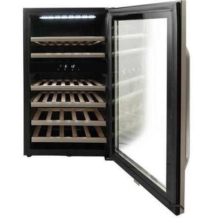 Refurbished Danby DWC114KD1BSS Freestanding 46 Bottle Wine Cooler