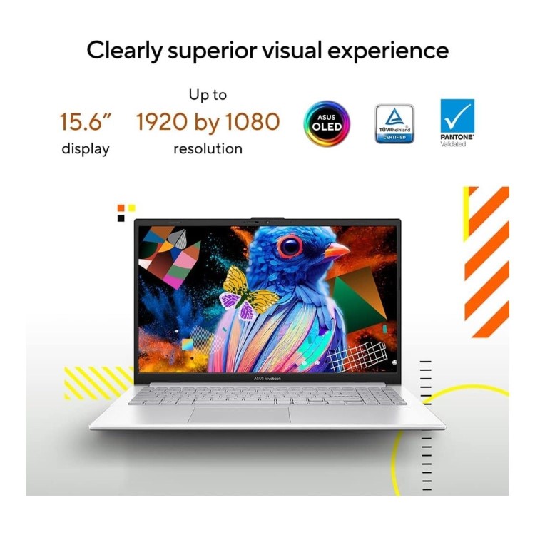 Refurbished ASUS VivoBook 15 OLED E1504FA AMD Ryzen 5 7520U 8GB 256GB 15.6 Inch Windows 11 Laptop