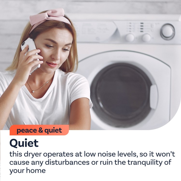 Refurbished electriQ EIQTD7G Freestanding Vented 7KG Tumble Dryer White