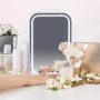 Refurbished electriQ EQ6LMINIBEAUTYFRIDGE 6 Litre Mini Portable Beauty Fridge with Mirror and LED Light