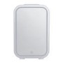 Refurbished electriQ EQ6LMINIBEAUTYFRIDGE 6 Litre Mini Portable Beauty Fridge with Mirror and LED Light