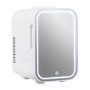 Refurbished electriQ EQ6LMINIBEAUTYFRIDGE 6 Litre Mini Portable Beauty Fridge with Mirror and LED Light