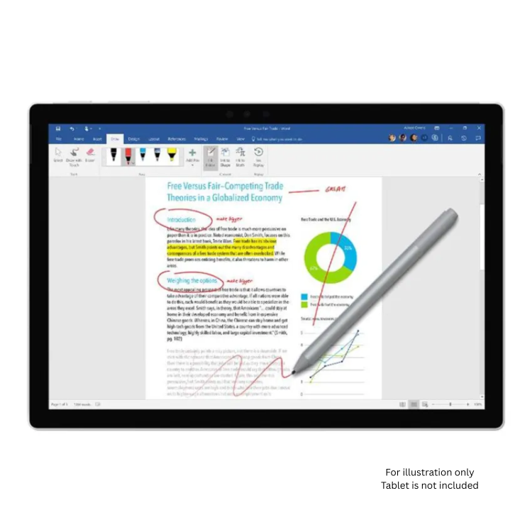 Box Opened Microsoft Surface Pen - Platinum