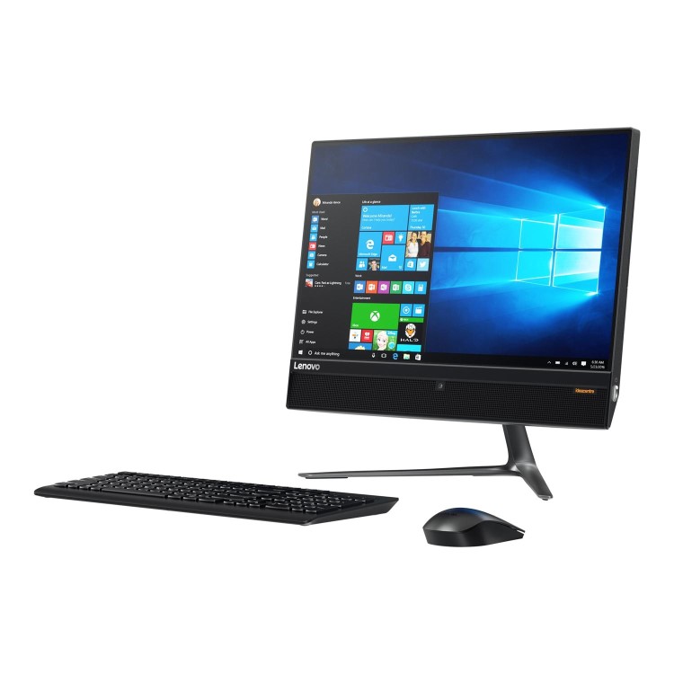 Refurbished Lenovo Ideacentre 510 Core i5-7400T 8GB 2TB GTX 940MX DVDRW Windows 10 23 Inch All-in-One in White