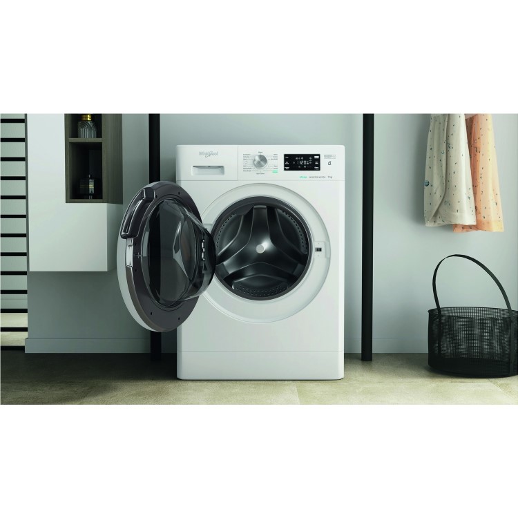 Refurbished Whirlpool FFB7438WVUK Freestanding 7KG 1400 Spin Washing Machine White