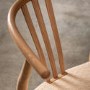 ONLY OPENED - Set of 2 Brown Wishbone Back Dining Chairs - Sloan - Caspian House