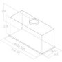 Elica Fold 52cm Canopy Cooker Hood - Black