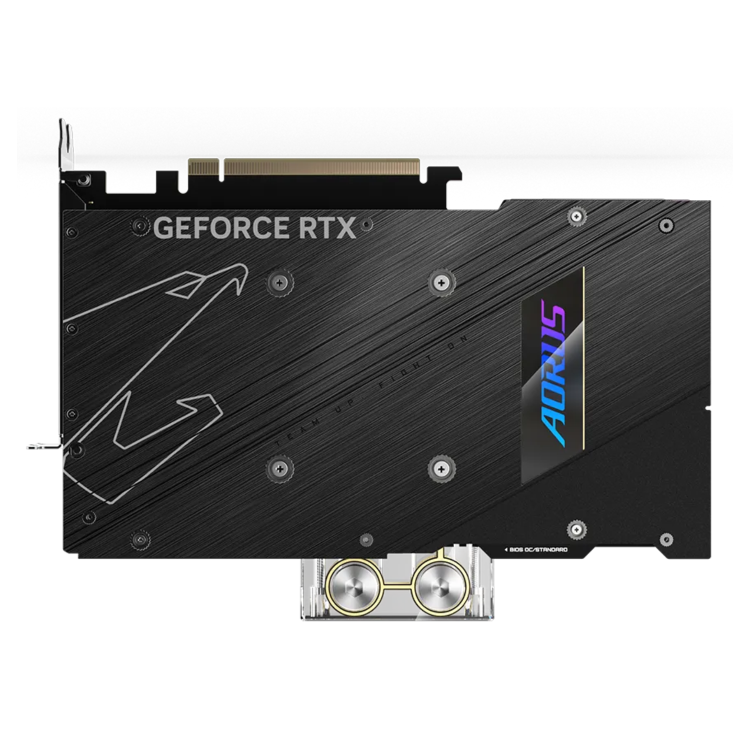 Box Opened GIGABYTE AORUS GeForce RTX 4080 XTREME WATERFORCE WB 16GB GDDR6X Graphics Card