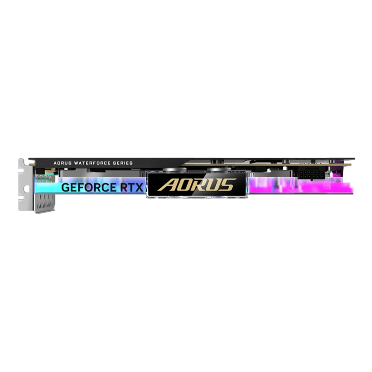 Box Opened GIGABYTE AORUS GeForce RTX 4080 XTREME WATERFORCE WB 16GB GDDR6X Graphics Card