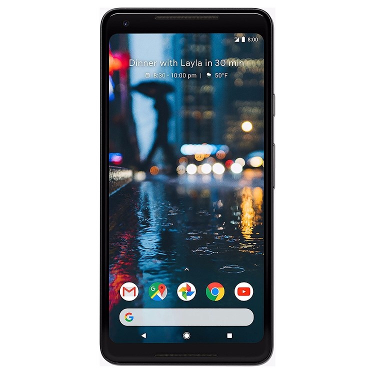 Google Pixel 2 XL Just Black 6" 128GB 4G Unlocked & SIM Free