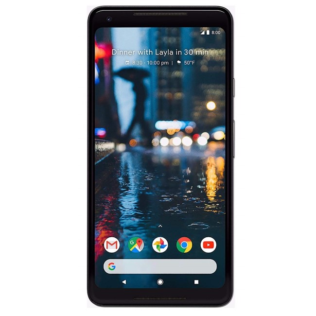 GRADE A1 - Google Pixel 2 XL Just Black 6" 64GB 4G Unlocked & SIM Free