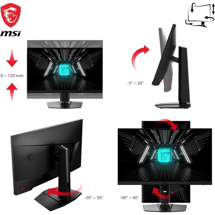 Refurbished MSI G272QPF 27" IPS WQHD 170Hz 1ms G-SYNC Gaming Monitor