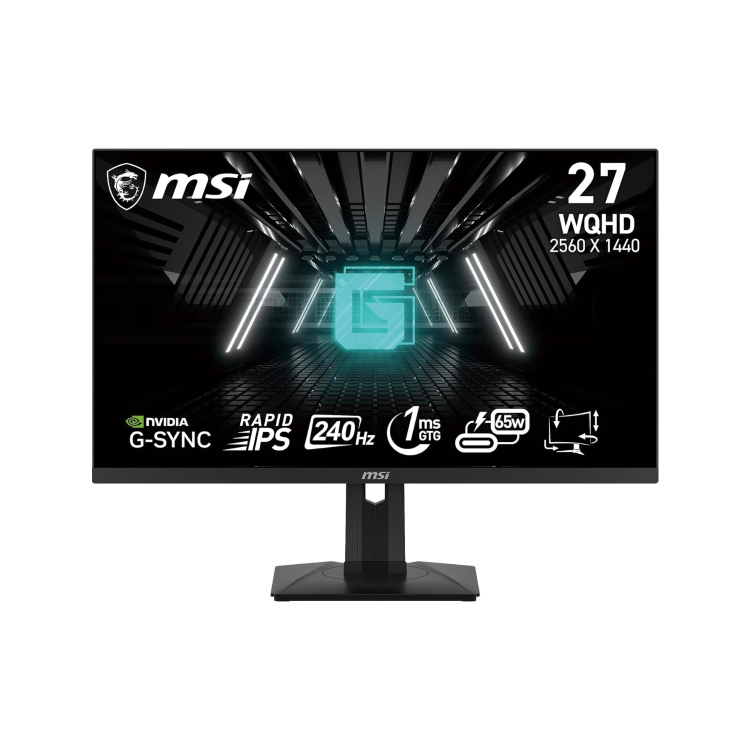 Refurbished MSI G274QPX 27" WQHD Rapid IPS 240Hz 1ms G-SYNC Gaming Monitor