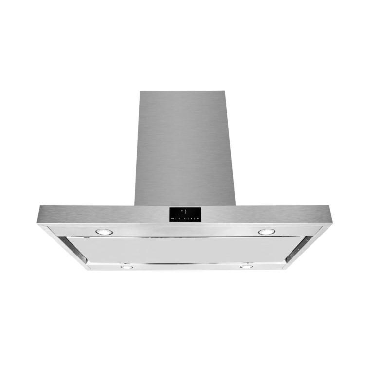 Refurbished Grundig GDI5795B 90cm Island Cooker Hood With Eco Silent