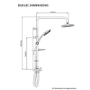 ONLY OPENED - Triton ENVi 10.5kW DuElec Kit Digital Electric Shower -Black