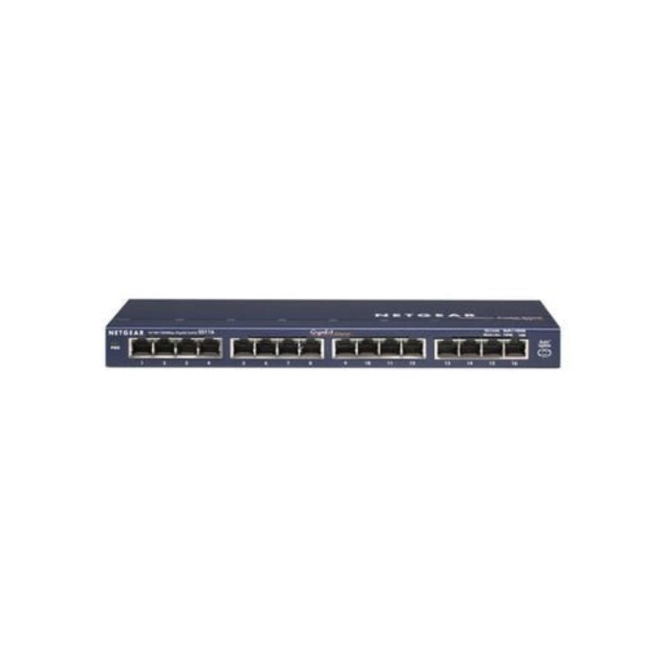NETGEAR ProSafe GS116 16-Port Gigabit Ethernet L2 Desktop Unmanaged Switch