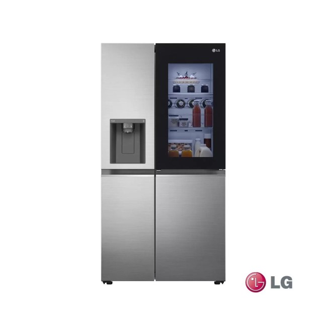 Refurbished LG GSXV80PZLE Smart Freestanding 635 Litre Frost Free American Fridge Freezer