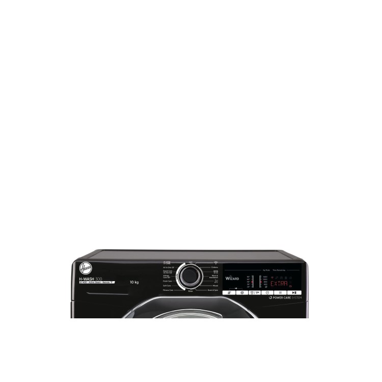 Refurbished Hoover H-Wash 300 H3WS4105TACBE-80 Freestanding 10KG 1400 Spin Washing Machine Black