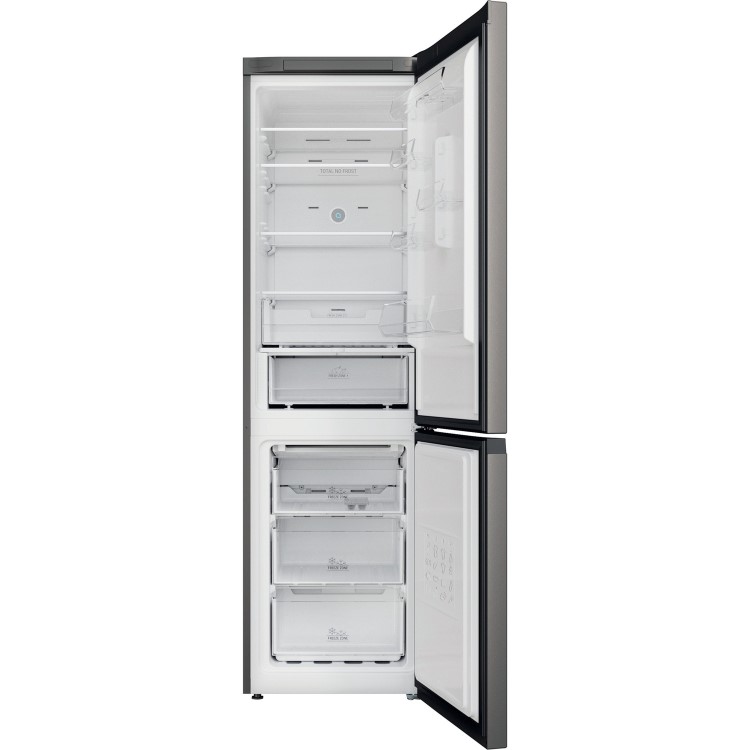 Hotpoint 367 Litre 70/30 Freestanding Fridge Freezer - Silver Black