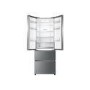 Refurbished Haier HB15FPAA 60/40 Frost Free Fridge Freezer - Stainless Steel Effect