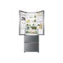 Refurbished Haier HB15FPAA 60/40 Frost Free Fridge Freezer - Stainless Steel Effect