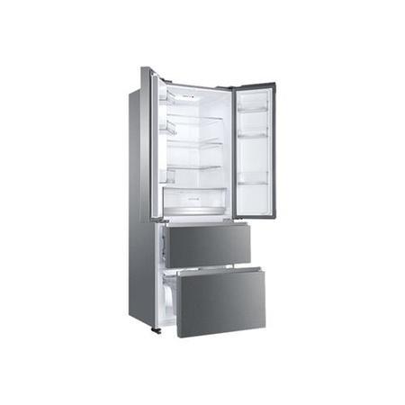 Refurbished Haier HB15FPAA 60/40 Frost Free Fridge Freezer - Stainless Steel Effect