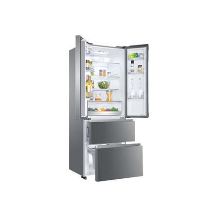 Refurbished Haier HB15FPAA 60/40 Frost Free Fridge Freezer - Stainless Steel Effect
