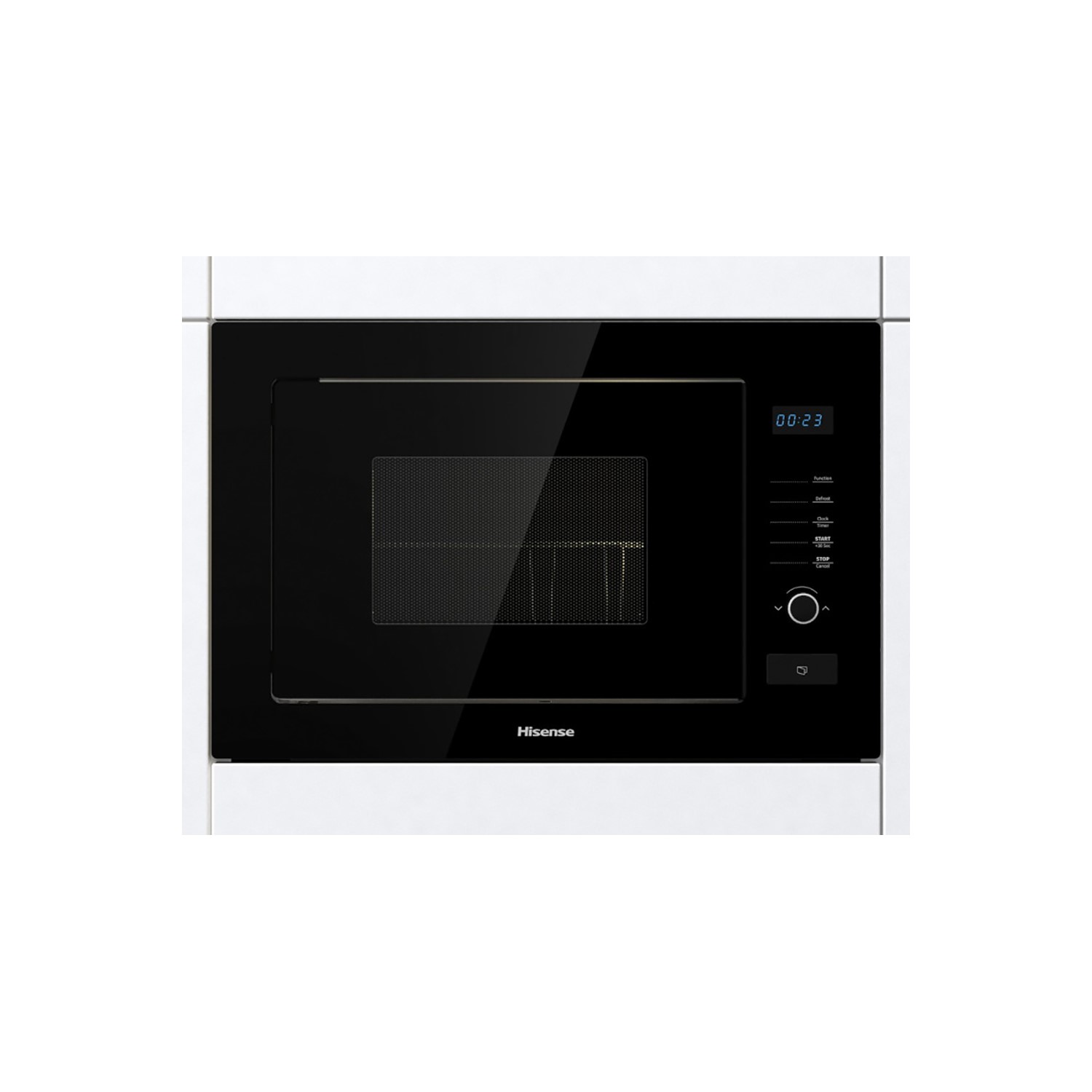 Hisense 25L 900W Built-in Microwave & Grill - Black
