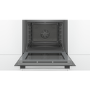 Refurbished Bosch Serie 4 HBS534BS0B 60cm Single Built In Electric Oven With Catalytic Cleaning Stainless Steel